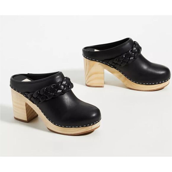 Dolce Vita Women’s Hila Slip on Leather Platform Clogs size 7.5 - Picture 1 of 6